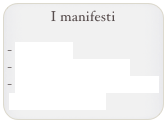 I manifesti

- Le Figaro
- Manifesto del 1909
- Manifesto tecnico della letteratura, 1910
